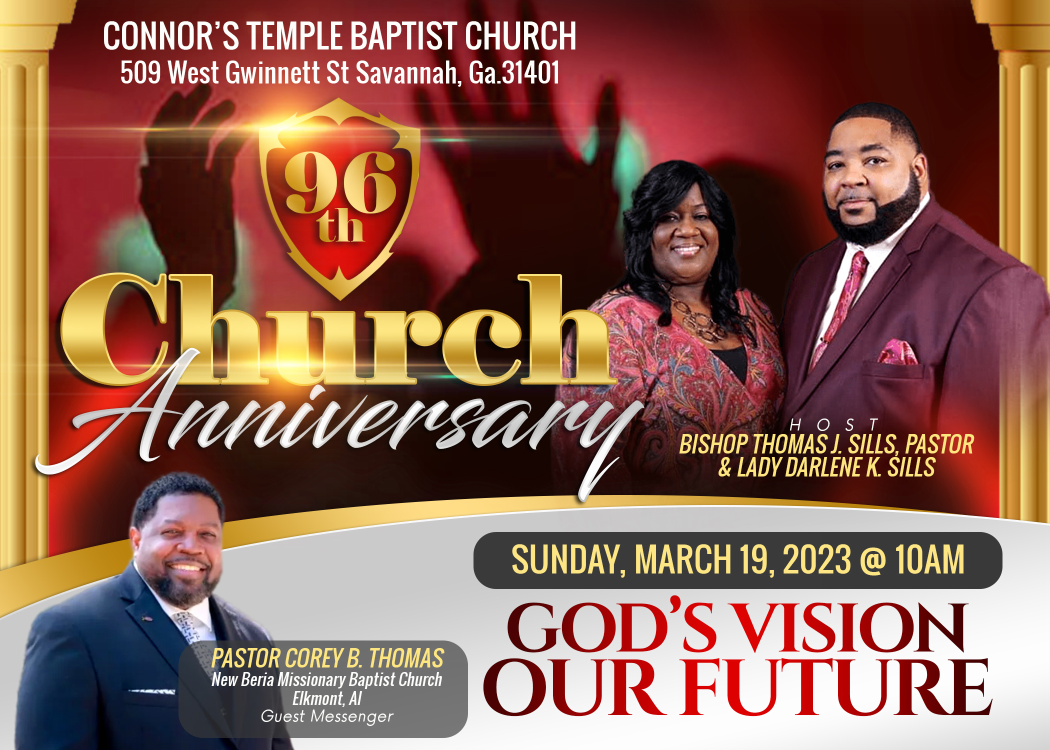 96th Church Anniversary | Connors Temple Baptist Church